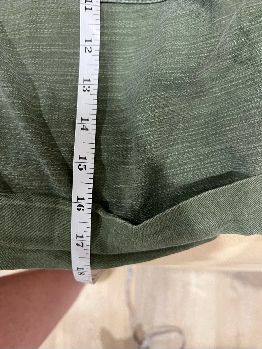 (3 pairs) Lane Bryant (1 Black and 2 Olive) Women's Casual Shorts